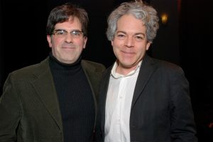 Michael Almereyda and Jonathan Lethem at the Film Society of Lincoln Center